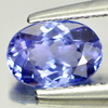 1.07 Ct Clean Oval Natural Violetish Blue Tanzanite Gem