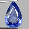Certified 1.30 Ct. Clean Pear Shape Natural Gem Violetish Blue Tanzanite