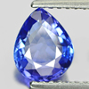 Certified Violetish Blue Tanzanite 0.91 Ct. Clean Pear Shape Natural Gemstone