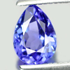 Violetish Blue Tanzanite 0.76 Ct. Clean Pear Shape 6.9 x 5.1 Mm. Natural Gem