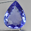 Violetish Blue Tanzanite Gem 1.20 Ct. Clean Pear 8.2 x 5.5 Mm. Natural Gemstone