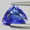 Certified 1.27 Ct. Clean Natural Gem Violetish Blue Tanzanite From Tanzania