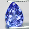 Violetish Blue Tanzanite 1.16 Ct. VVS Pear Shape 7.8 x 5.8 x 4 Mm. Natural Gem