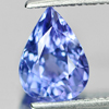 Violetish Blue Tanzanite 1.37 Ct. VVS Pear Shape 8 x 6 x 5 Mm. Natural Gemstone