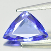 0.93 Ct. Trilliant Shape Natural Gem Violetish Blue Tanzanite From Tanzania