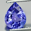 Violetish Blue Tanzanite 1.31 Ct. Pear Shape 8 x 6.4 x 4.3 Mm. Natural Gemstone