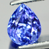 1.34 Ct. Pear Shape Natural Gemstone Violetish Blue Tanzanite From Tanzania