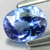 1.24 Ct. Oval Shape Natural Gemstone Violetish Blue Tanzanite From Tanzania