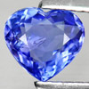 1.03 Ct. Heart Shape Natural Gemstone Violetish Blue Tanzanite From Tanzania