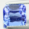 Certified 2.89 Ct. Clean Natural Gem Violetish Blue Tanzanite From Tanzania