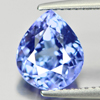 Certified Violetish Blue Tanzanite 2.76 Ct Pear Shape Natural Gem Clean Tanzania