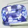 Violetish Blue Tanzanite 2.77 Ct. Clean Cushion Shape 10.2 x 7.3 Mm. Natural Gem