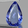 Certified 2.50 Ct. Good Clean Pear Natural Violetish Blue Tanzanite Gem