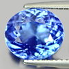 Certified 3.34 Ct. Clean Natural Gem Violetish Blue Tanzanite From Tanzania