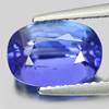 Certified Violetish Blue Tanzanite 3.04 Ct. Clean Oval 10.15 x 7.02 Mm. Natural