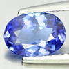 Violetish Blue Tanzanite 1.24 Ct Clean Oval Shape 8.3 x 5.9 Mm. Natural Gemstone