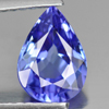 Violetish Blue Tanzanite 1.33 Ct. Clean Pear 8.4 x 6.1 Mm. Natural Gemstone