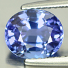Tanzanite Violetish Blue 1.59 Ct. Clean Oval 7.7 x 6.5 Mm. Natural Gem Tanzania