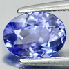 Violetish Blue Tanzanite 1.31 Ct. Clean Oval 7.8 x 5.8 x 4 Mm. Natural Gemstone