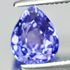 Violetish Blue Tanzanite 1.46 Ct. Clean Pear Shape 7.2 x 5.9 Mm Natural Gemstone