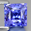 1.18 Ct. Clean Square Natural Violetish Blue Tanzanite