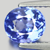 Certified Violetish Blue Tanzanite 1.28 Ct. Oval Shape 6.86 x 5.95 Mm. Natural