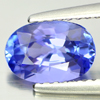 Violetish Blue Tanzanite 1.18 Ct. Clean Oval 8.2 x 5.6 Mm. Natural Gemstone