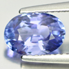 Certified 1.48 Ct. Clean Natural Gem Violetish Blue Tanzanite From Tanzania