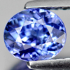 1.24 Ct Clean Oval Natural Gem Violetish Blue Tanzanite