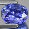 1.52 Ct. Oval Natural Gem Violetish Blue Tanzanite