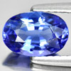 Violetish Blue Tanzanite 1.14 Ct. VVS Oval 8.2 x 5.5 Mm. Natural Gem Tanzania