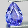 Violetish Blue Tanzanite 1.19 Ct. Pear Shape 7.6 x 5.5 x 4.4 Mm. Natural Gem
