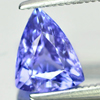 1.36 Ct. Trilliant Shape Natural Gem Violetish Blue Tanzanite From Tanzania
