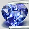 1.30 Ct. Heart Shape Natural Gemstone Violetish Blue Tanzanite From Tanzania