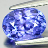 1.40 Ct. Oval Shape Natural Gemstone Violetish Blue Tanzanite From Tanzania