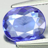 1.11 Ct. Clean Oval Natural Violetish Blue Tanzanite