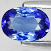 Violetish Blue Tanzanite 1.14 Ct. Clean Oval Shape 7.9 x 5.4 Mm. Natural Gem