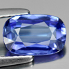 Violetish Blue Tanzanite 1.30 Ct. Clean Cushion Shape 8 x 5 Mm. Natural Gemstone