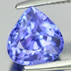 Violetish Blue Tanzanite 1.36 Ct. Clean Pear Shape Natural Gem From Tanzania