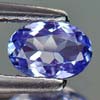 0.41 Ct. Oval Shape Natural Violetish Blue Tanzanite