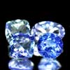 1.51 Ct. 4 Pcs. Natural Gem Violetish Blue Tanzanite