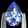 0.46 Ct. Pear Shape Natural Violetish Blue Tanzanite