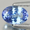 0.70 Ct. Oval Shape Natural Violetish Blue Tanzanite
