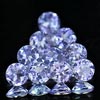2.00 Ct. 10 Pcs. Round Natural Violetish Blue Tanzanite