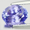 1.52 Ct. Oval Shape Natural Violetish Blue Tanzanite
