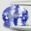 Oval Cut 1.30 Ct. Natural Tanzanite Gemstone Violetish Blue From Tanzania