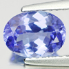 Oval Cut 1.18 Ct. Natural Tanzanite Gemstone Violetish Blue From Tanzania