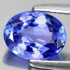Violetish Blue Tanzanite 1.23 Ct. VVS Oval 7.8 x 6 Mm. Natural Gemstone Tanzania