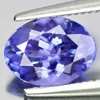 Natural Gemstone Violetish Blue Tanzanite 1.20 Ct. Oval Shape From Tanzania
