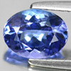 Violetish Blue Tanzanite 1.66 Ct. Oval Shape Natural Gemstone From Tanzania
